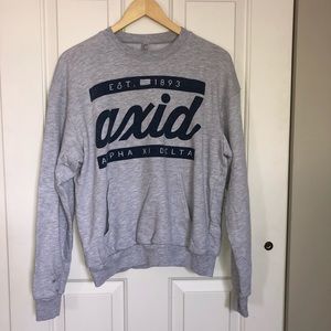 (2) Alpha Xi Delta Sweatshirts